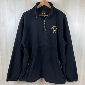 VTG Norfolk Southern Pittsburgh Division Men’s 1/2 Zip Fleece Pullover Jacket XL